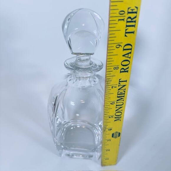 Bombay Company Heavy Crystal/Clear Glass Decanter w/Stopper Lid Barware - Picture 14 of 16